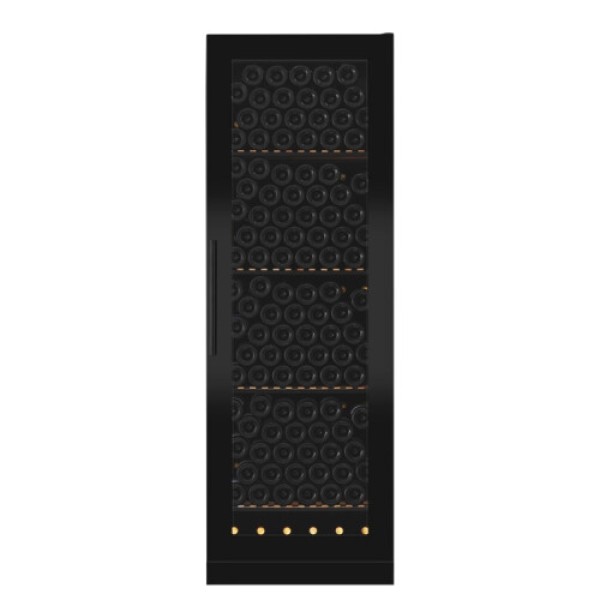 ワインキャビネット - WineStore 215 フルグラス ブラック